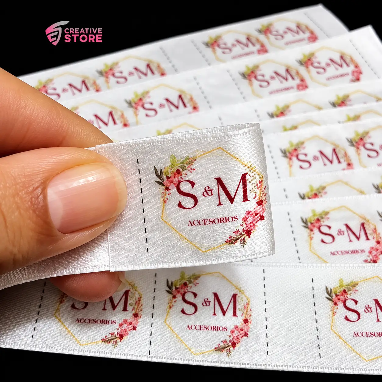 ETIQUETAS SATINADAS PERSONALIZADAS - PACK DE 3 METROS