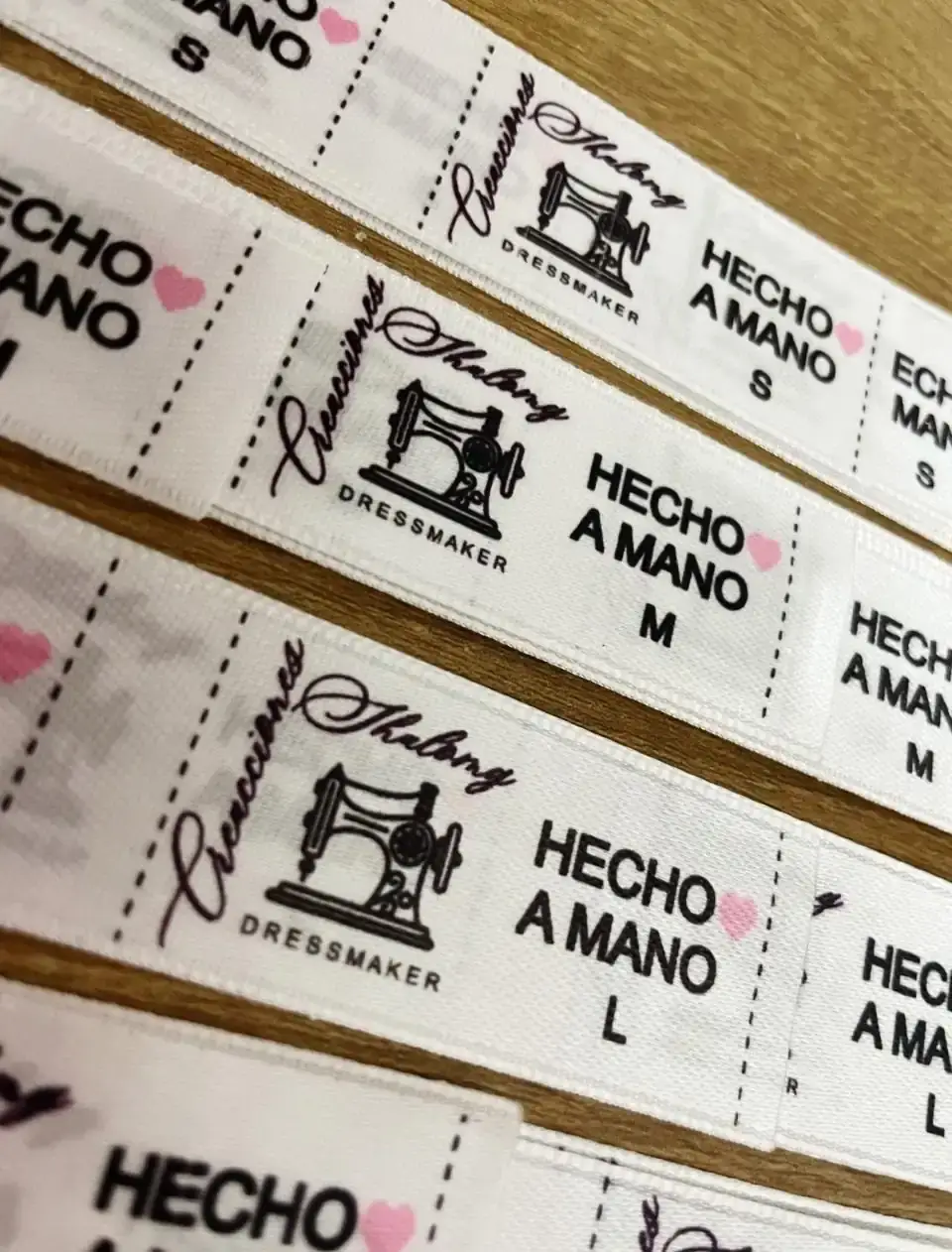 ETIQUETAS SATINADAS PERSONALIZADAS - PACK DE 3 METROS - Imagen 3